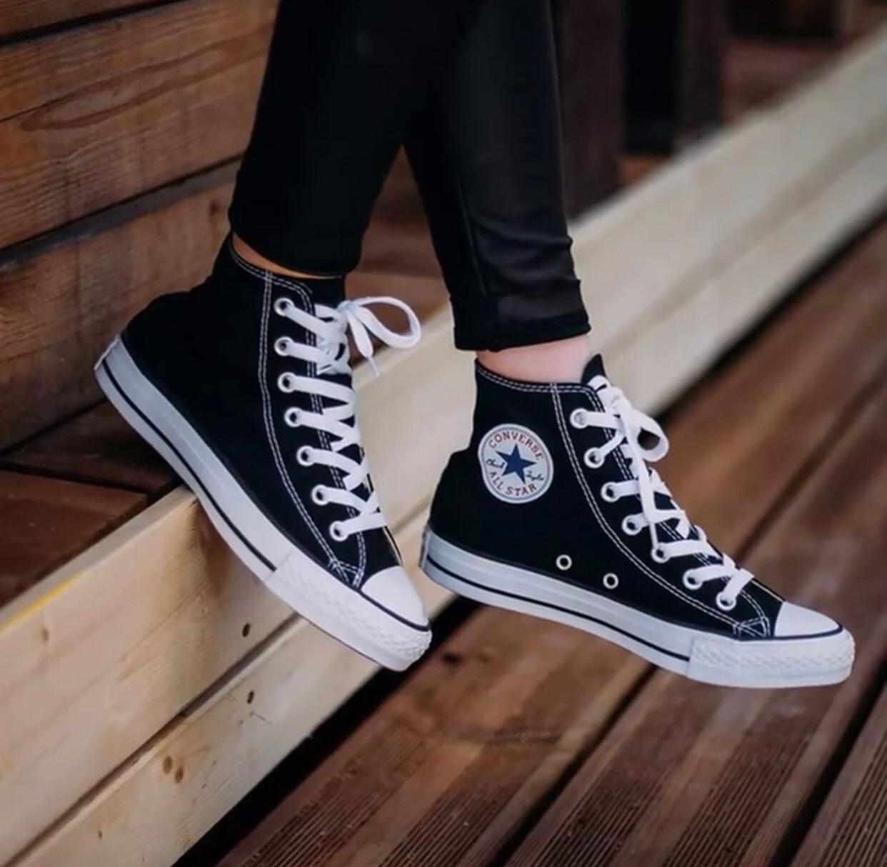 Overblijvend Tot gemiddelde Converse Siyah Bilekli Unisex Günlük Sneaker | Replika Ayakkabı