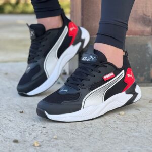 Puma Rsx Siyah Kırmızı Spor Ayakkabı Yeni