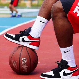 Nike Air Jordan Low Siyah-Kırmızı