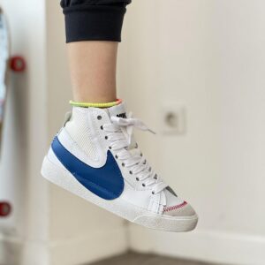 Nike Blazer Jumbo Bilekli Beyaz Mavi