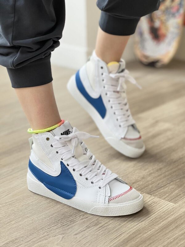 Nike Blazer Jumbo Bilekli Beyaz Mavi