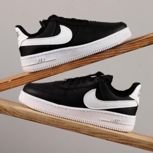 Nike AirForce Siyah Beyaz Unisex Ayakkabı