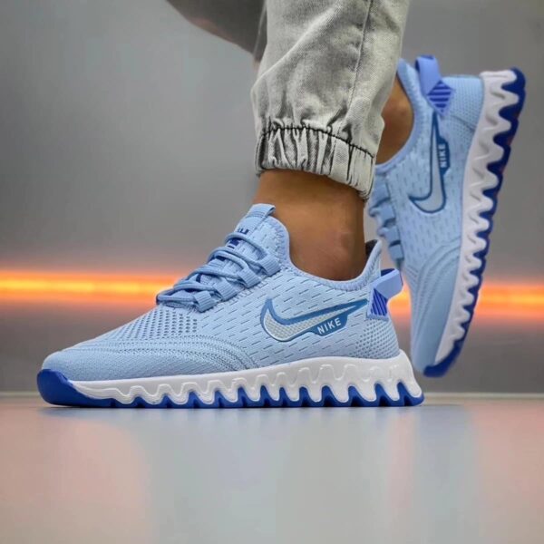 Nike Shın Fileli Mavi Spor Ayakkabı