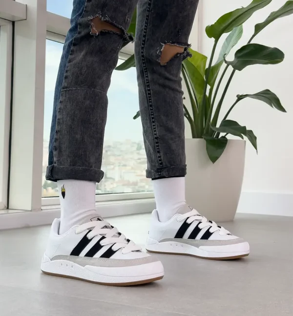 Adidas Adimatics Beyaz Siyah Spor Ayakkabı