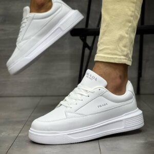 Prada New Milano Beyaz Ayakkabı
