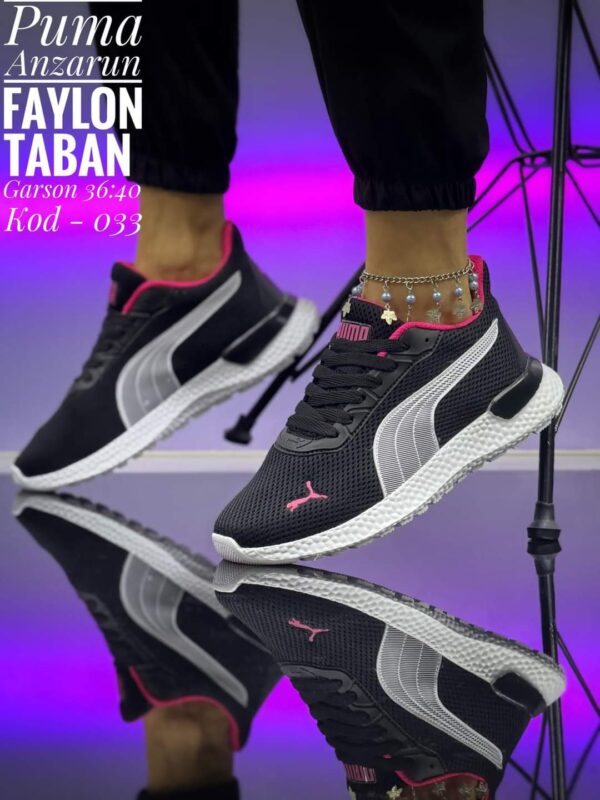 Puma Anzarun Siyah Pembe Spor