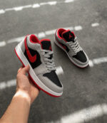 Niike Jordan Low Gri Kırmızı
