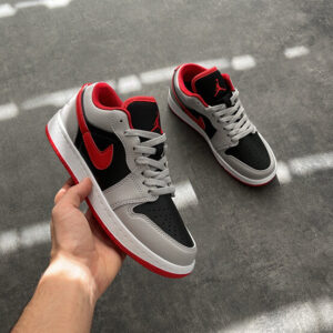 Niike Jordan Low Gri Kırmızı