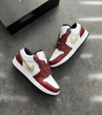 Niike Jordan Low Bordo Gold