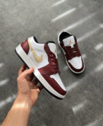 Niike Jordan Low Bordo Gold
